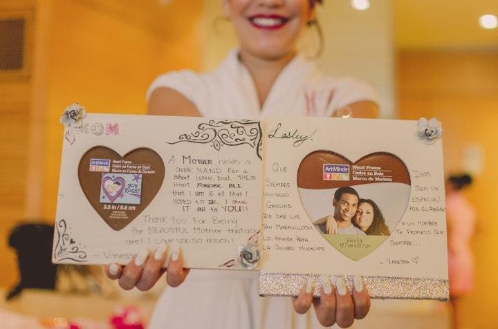 album de firmas decorado para fiesta