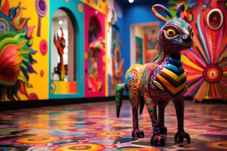 Qué alebrije soy según mi fecha de nacimiento y su significado 27 alebrijes coloridos en un fondo vibrante