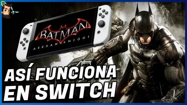 batman en accion en nintendo switch
