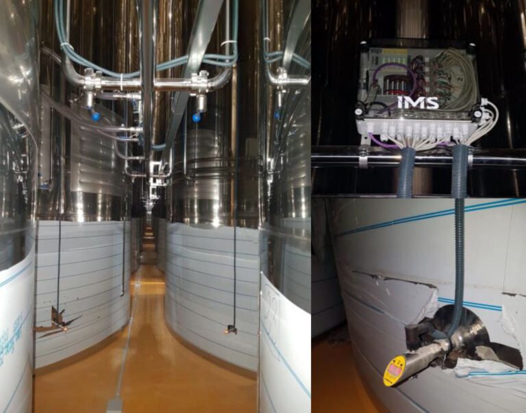 bodega moderna con equipos de pesaje