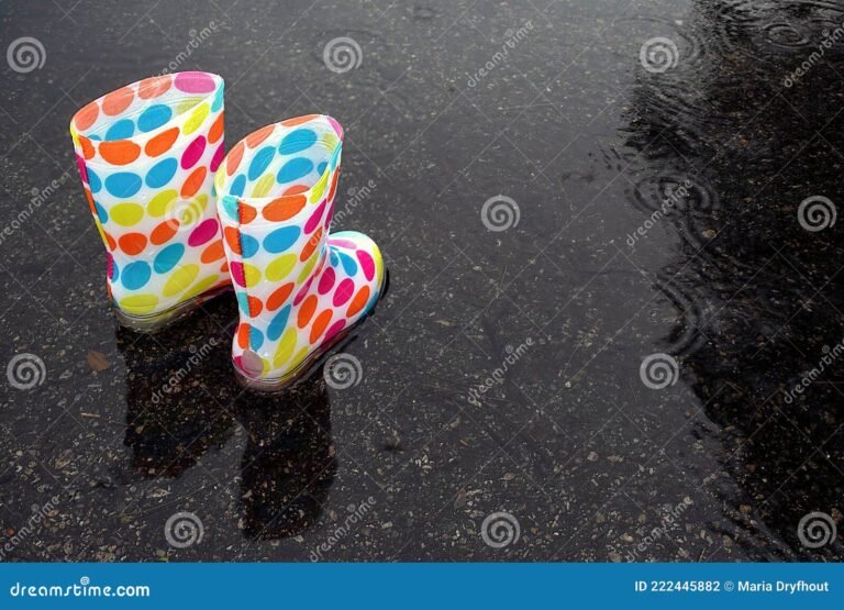 Dónde comprar botas para lluvia de Price Shoes en México 12 botas de lluvia coloridas en un charco