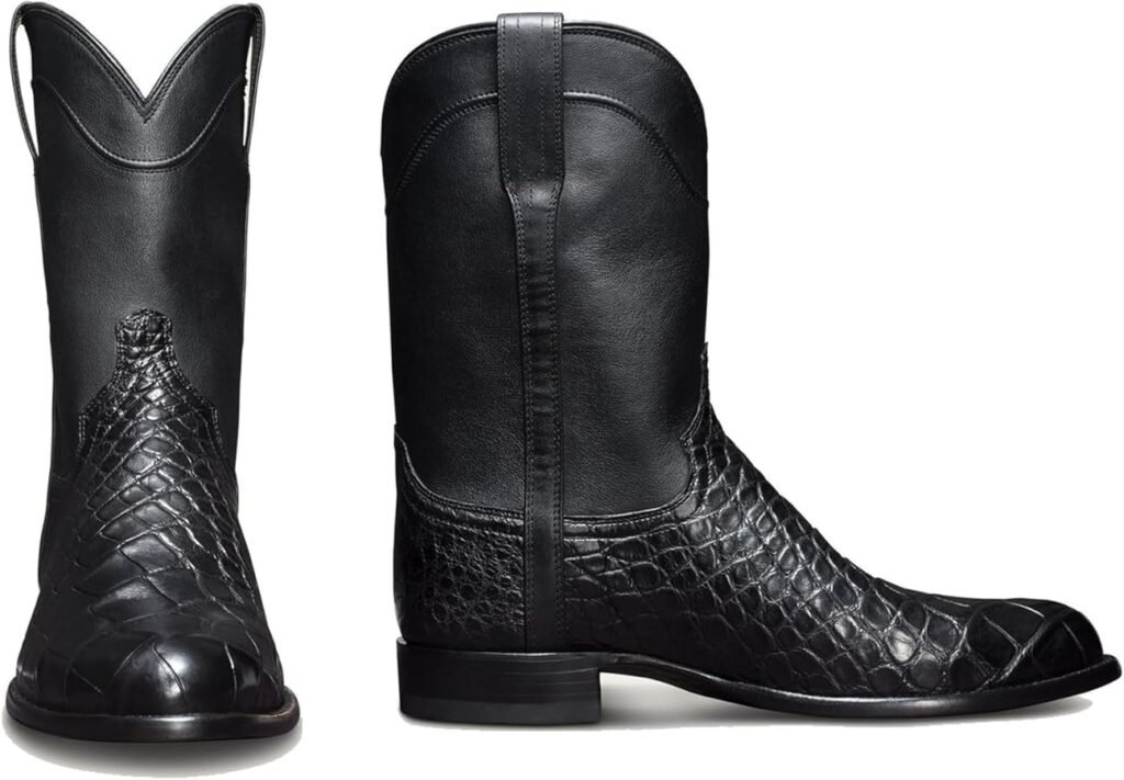 Qué características debes considerar al elegir botas vaqueras para hombre con punta redonda 1 botas vaqueras de hombre con punta redonda