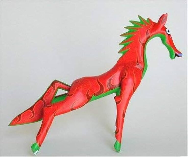 Qué características tiene el caballo de madera como juguete mexicano 24 caballo de madera mexicano colorido y artesanal