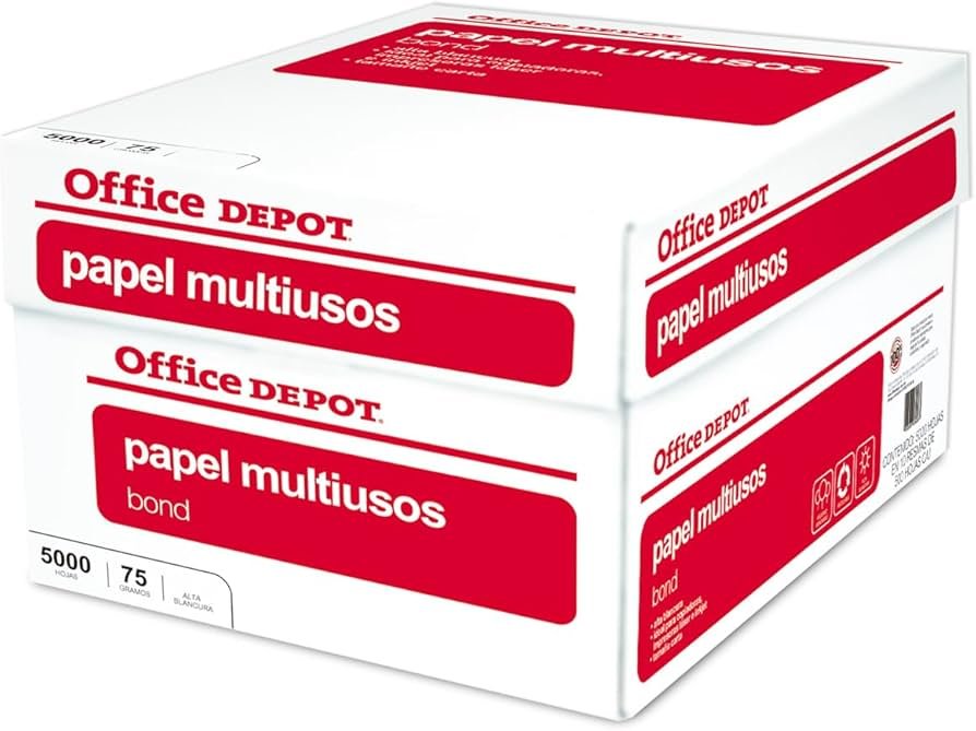 Cuál es el costo actual de una caja de hojas blancas tamaño carta 8 Cuál es el costo actual de una caja de hojas blancas tamaño carta