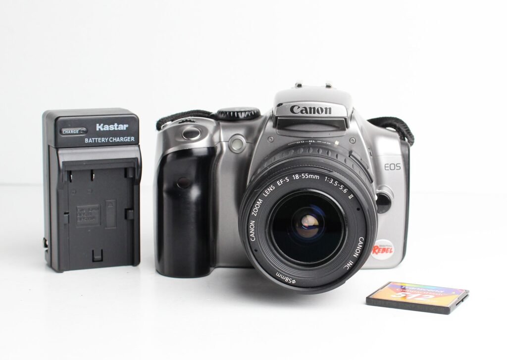 Qué características y especificaciones tiene la cámara Canon EOS Rebel XTi