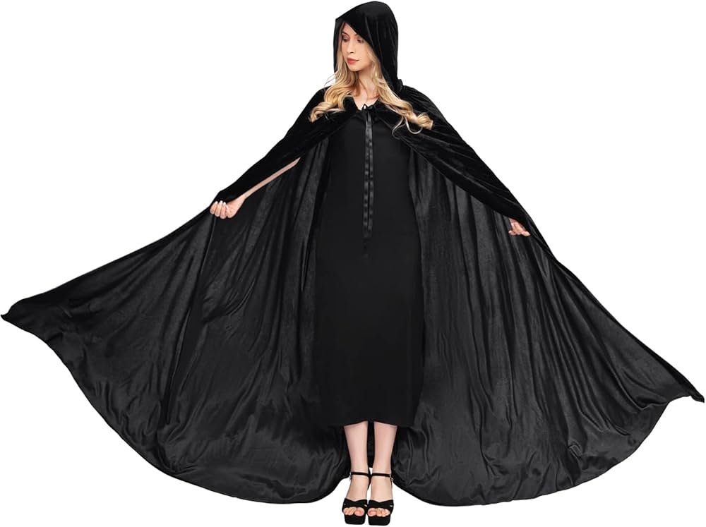 Dónde puedo comprar una capa de bruja con capucha para Halloween