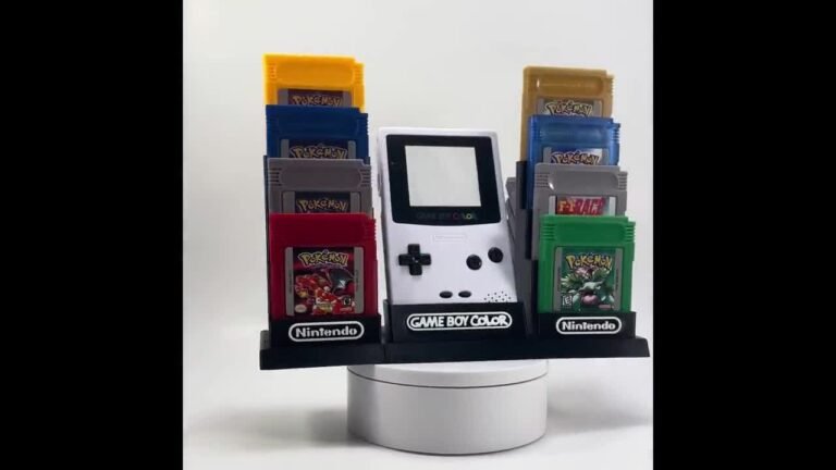 cartuchos de game boy color en exhibicion