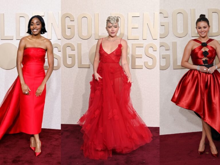 Qué celebridades lucieron un vestido rojo en la alfombra roja 23 celebridades con vestidos rojos en la alfombra