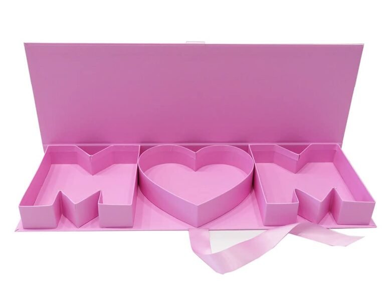 chocolate en caja decorativa rosa