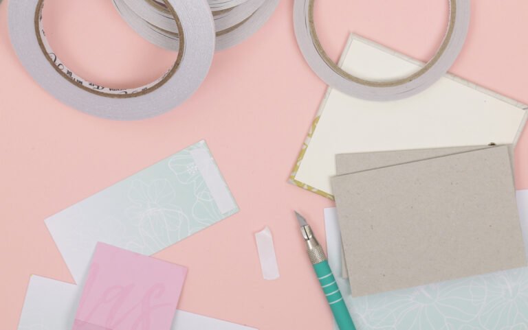 cinta doble cara en uso de bricolaje