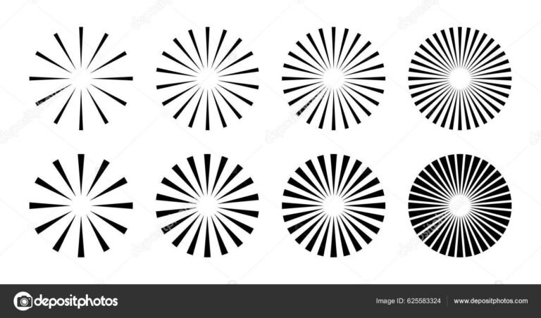 circulo geometrico en fondo blanco
