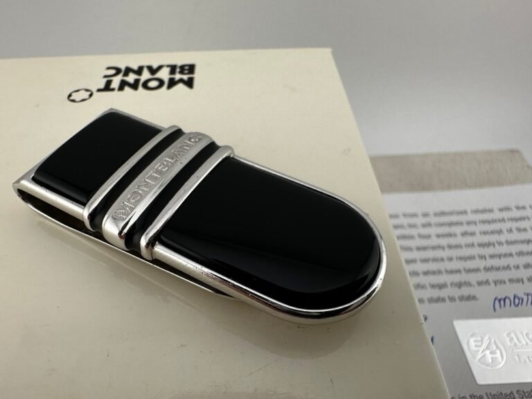 clip para billetes mont blanc en detalle