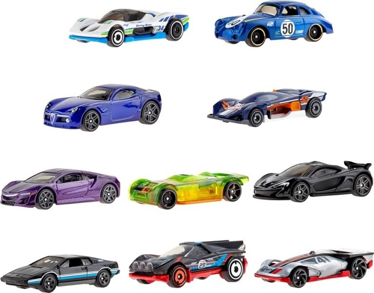coches de juguete hot wheels en carrera
