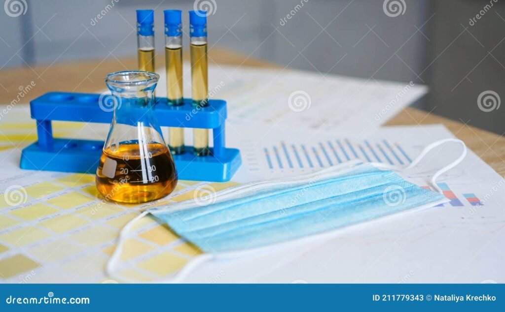 comparativa entre tubo de ensayo y matraz