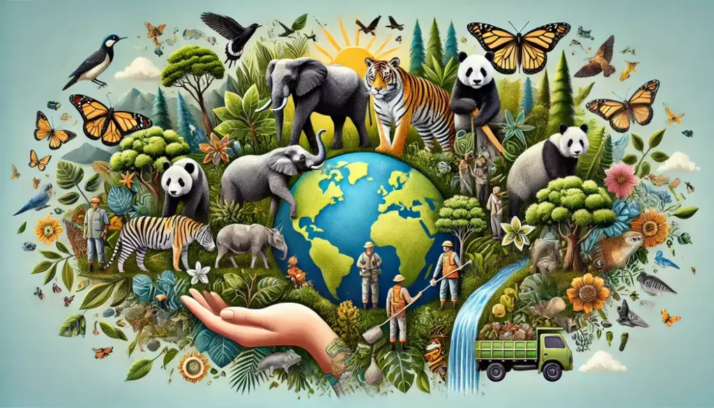 Cómo se puede conservar una especie animal o vegetal de manera efectiva