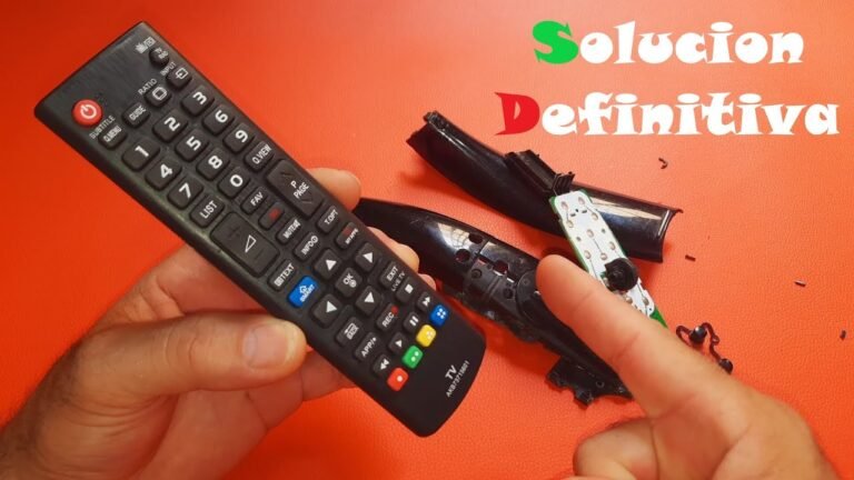 control remoto de lg smart tv en manos