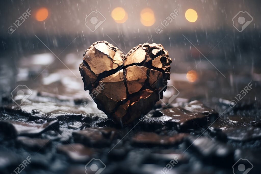 De qué manera la lluvia simboliza la fragilidad del corazón humano