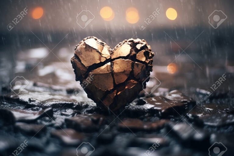 De qué manera la lluvia simboliza la fragilidad del corazón humano 2 corazon bajo la lluvia en soledad