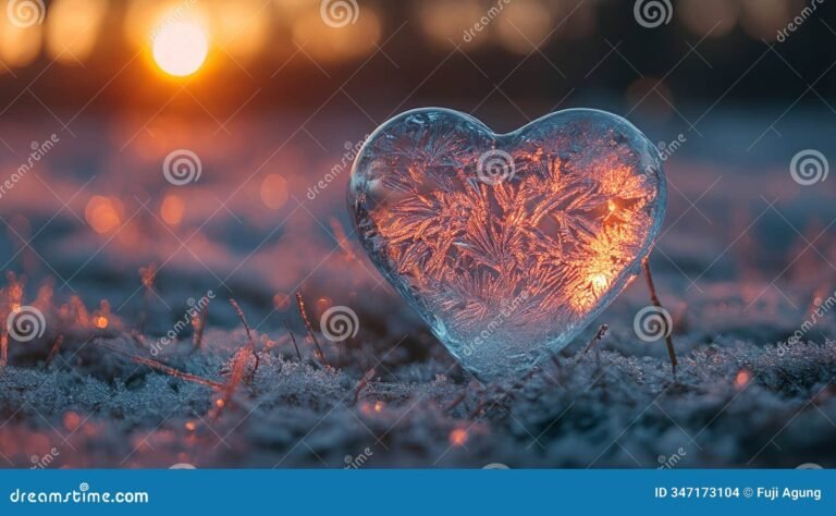 corazones entrelazados sobre un fondo sereno