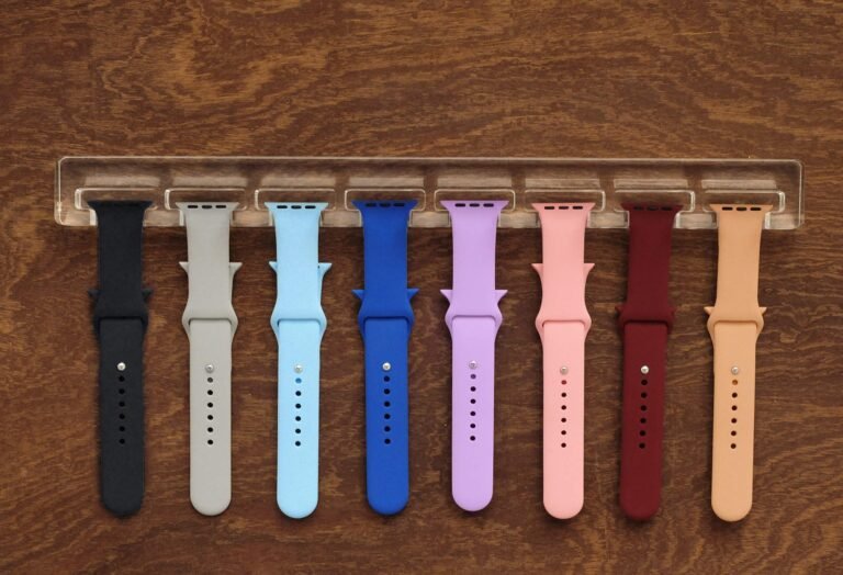 correas de apple watch en colorido exhibidor