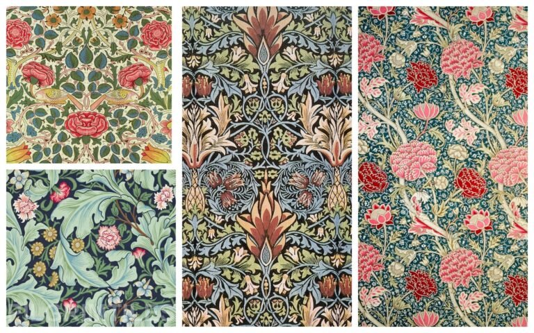 Qué aportes hizo William Morris al movimiento Arts and Crafts 8 disenos florales de william morris