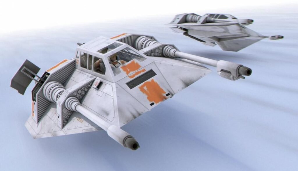 Qué tipos de vehículos y naves aparecen en Star Wars 1 diversos vehiculos iconicos de star wars