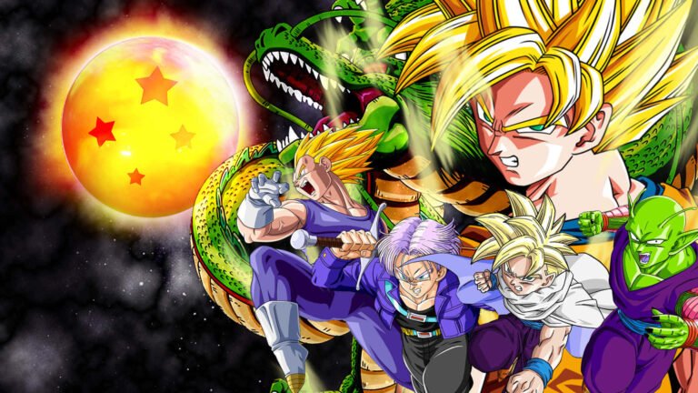 dragon ball personajes iconicos juntos en accion