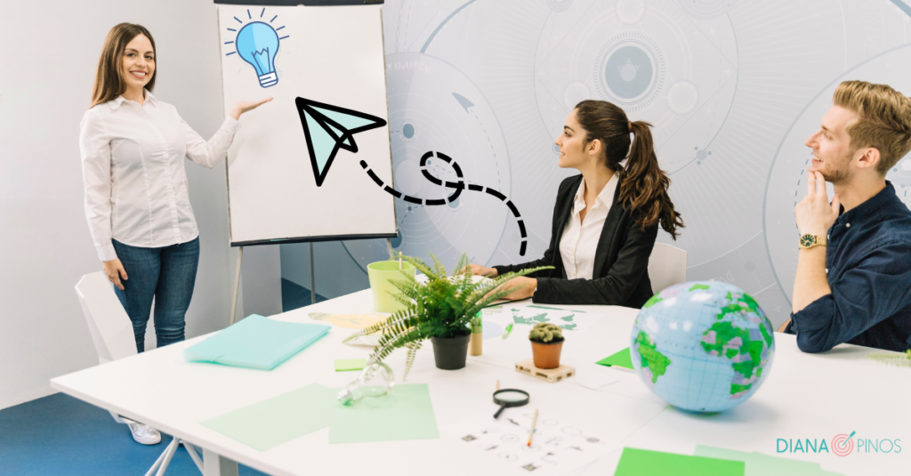 emprendedor trabajando en su oficina creativa