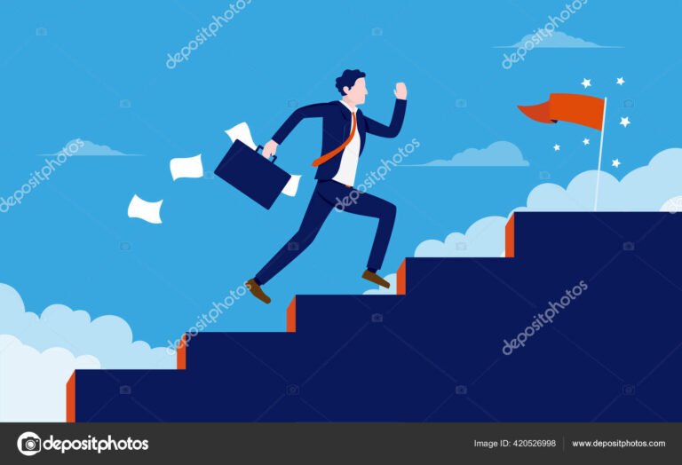 escalera hacia el exito personal