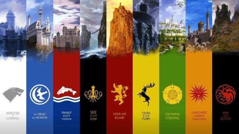escudo de casa de game of thrones