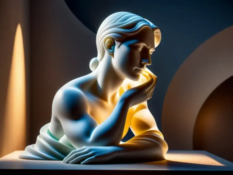 Qué Significado Tiene la Escultura "Ven a la Luz" en el Arte Contemporáneo 17 escultura abstracta iluminada en un entorno artistico