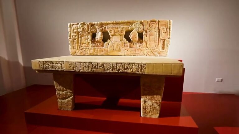 exposicion de arte maya en museo