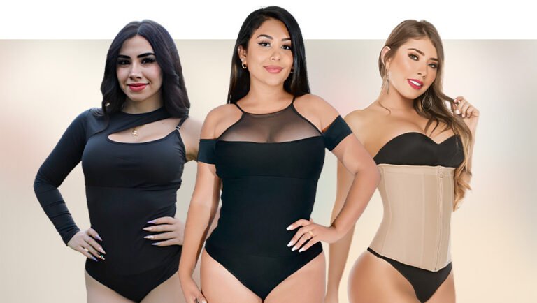 fajas moldeadoras en un entorno de tienda