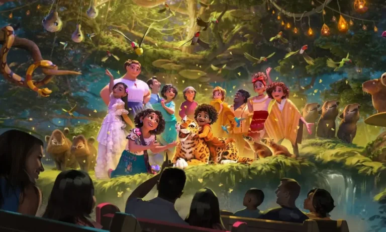 Está la película Encanto disponible en Disney Plus 16 familia de encanto en paisaje tropical
