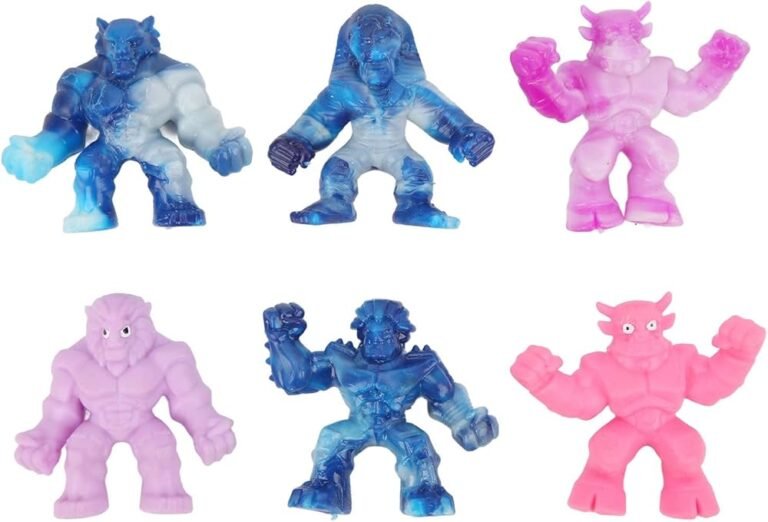 Qué son los Heroes of Goo Jit Zu y cómo se juegan 9 figuras de accion coloridas y elasticas