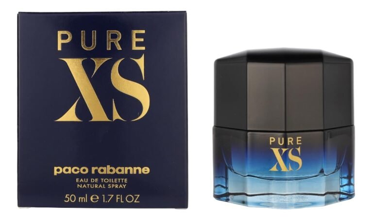 frasco de perfume paco rabanne pure xs night