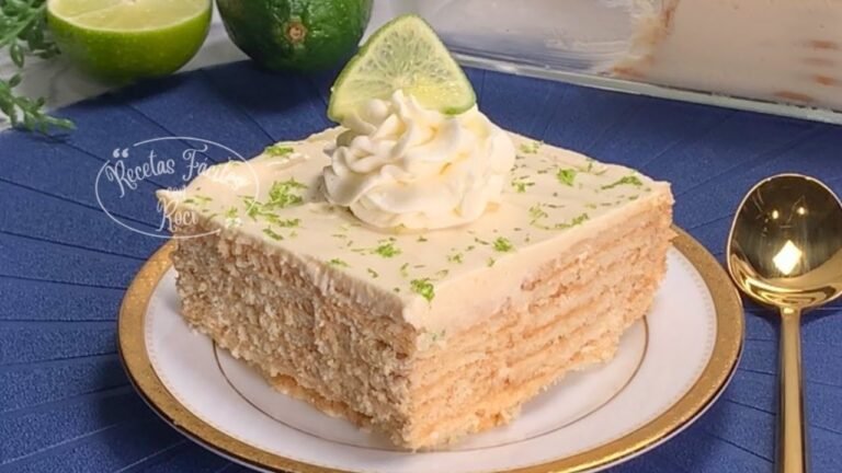 Qué ingredientes se necesitan para preparar carlota de limón con galletas Marías