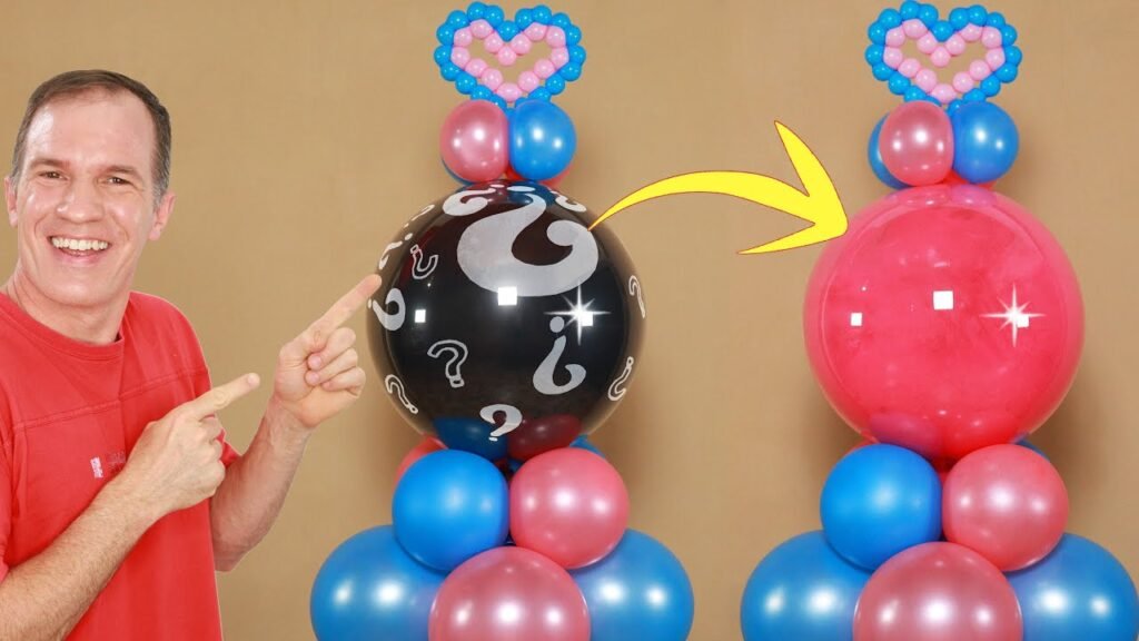 Cómo elegir globos creativos para anunciar si es niño o niña