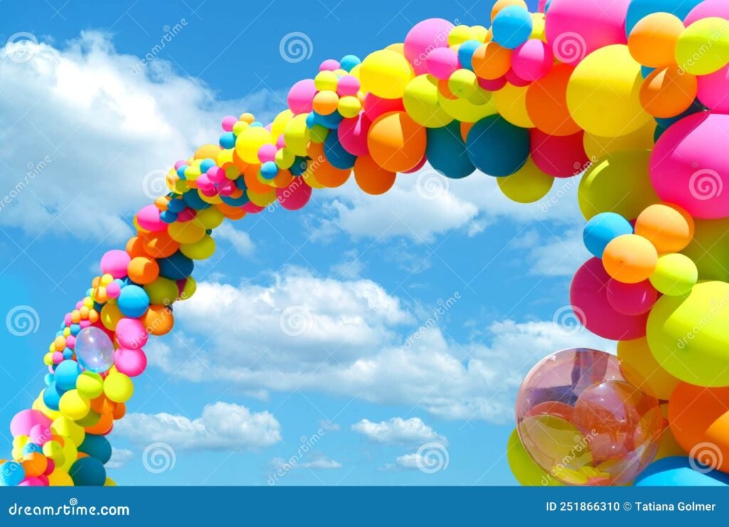 Cómo aplicar spray para darle brillo a los globos de fiesta