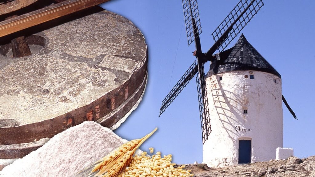 Cómo Puedo Hacer Harina Casera para Preparar Waffles Deliciosos 1 granos de trigo en un molino antiguo