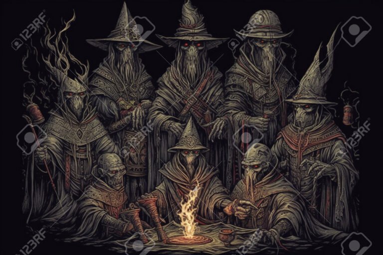 Dónde puedo ver American Horror Story Coven en línea 8 grupo de brujas en un entorno oscuro