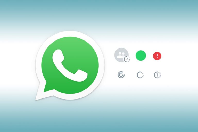 icono de whatsapp con simbolos de alerta
