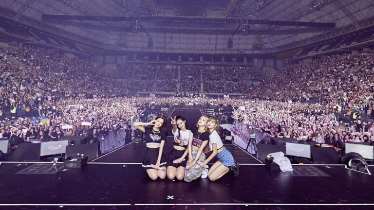 idols de k pop en un evento de fans