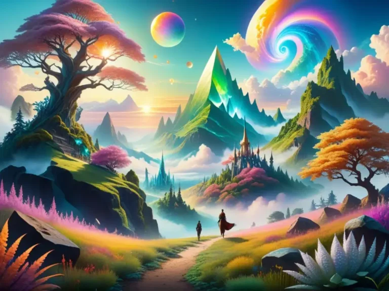 ilustracion de mundos imaginarios y criaturas