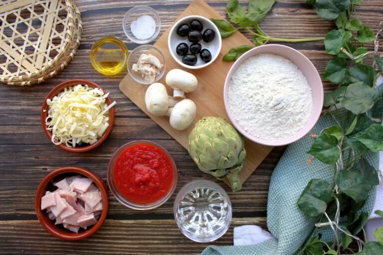 Cómo hacer una deliciosa pizza en casa con esta fácil receta 7 ingredientes frescos para hacer pizza casera