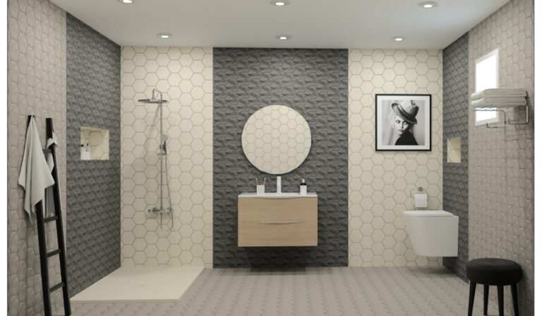 instalacion de bano moderno y funcional