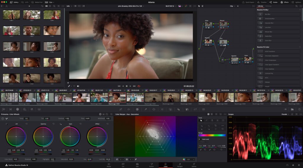 Qué características ofrece DaVinci Resolve como editor de video