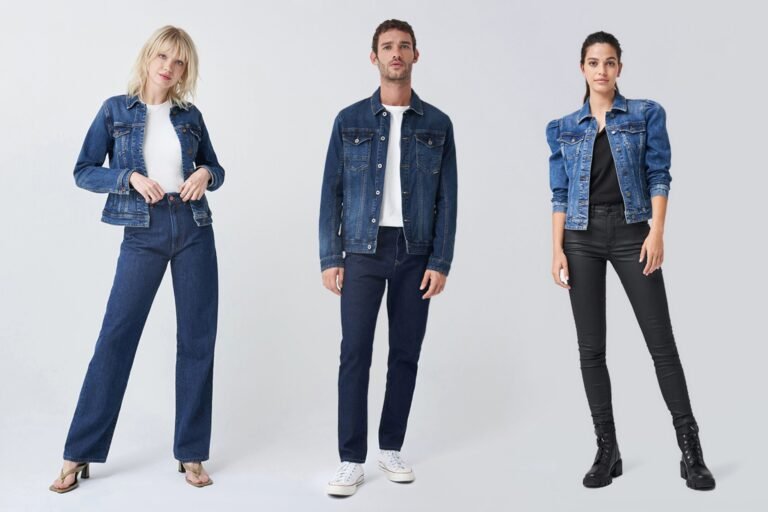 jeans de calidad sobre fondo neutro