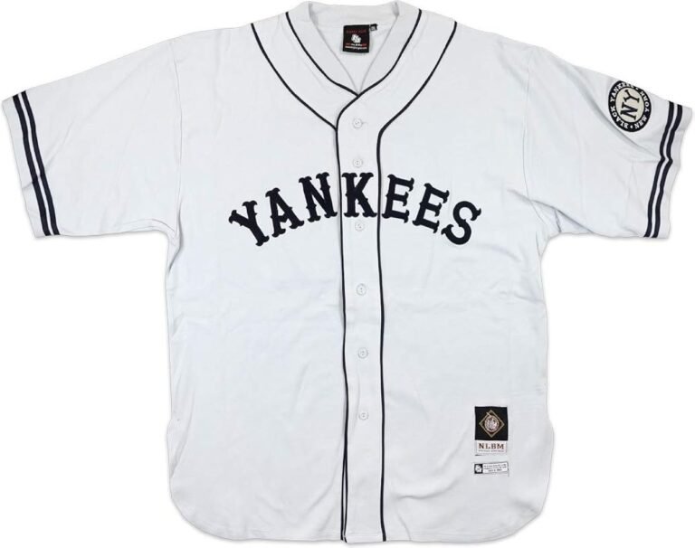 jersey de beisbol de los yankees en detalle