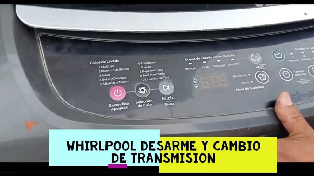 Cómo puedo desbloquear la lavadora Whirlpool digital fácilmente